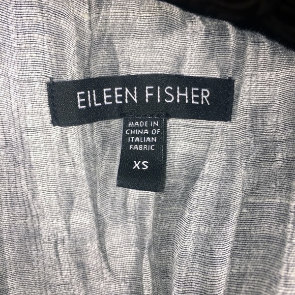 EILEEN FISHER CRINKLE LINEN  JACKET SIZE XS - Picture 4 of 7